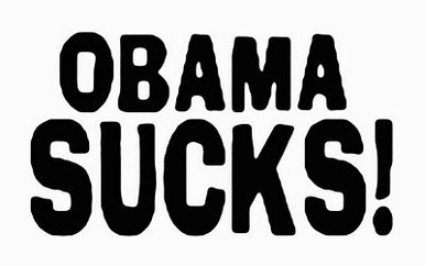 Obama Sucks Decal