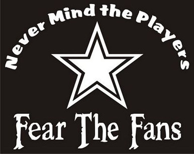 Fear The Fans Cowboys NFL Football a