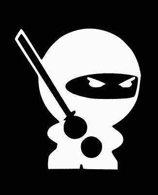 Mini Ninja car decal