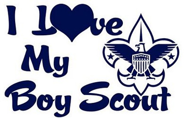 i love my boy scout decal