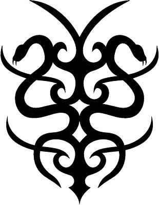 Snake Tribal Decal