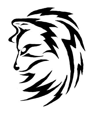 Tribal Desgin Diecut Decal 12