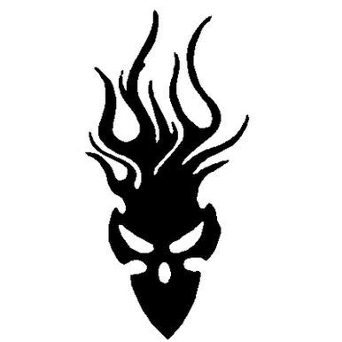 Tribal Mask decal 637