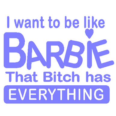 Barbie Bitch Decal 671