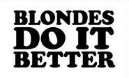 blondes do it better die cut decal