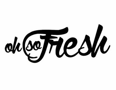 OH SO FRESH Vinyl Cute Car Decal