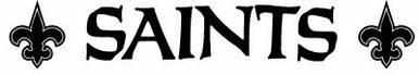 NFL41 New Orleans Saints Sport Sunstrips