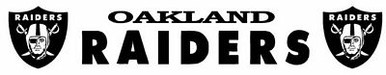 NFL44 Oakland Raiders Sport Sunstrips