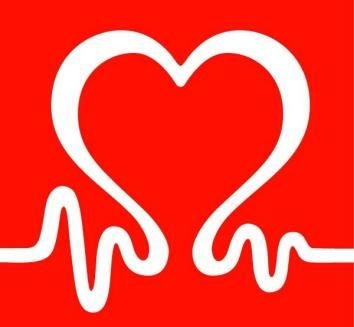Heart Beat Die Cut Decal