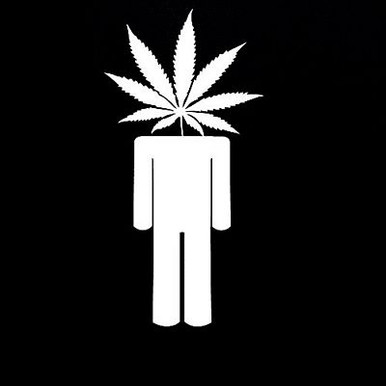 pot head decal sticker
