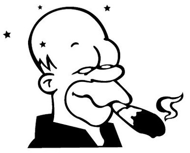 Stoned Homer Sticker