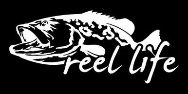 Gag Grouper fishing reel life decal