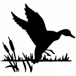 Duck Landing Duck Hunting Car Decal