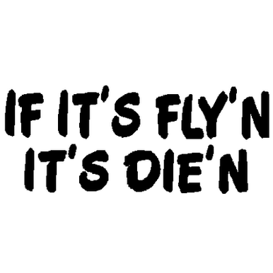 Fly'n Die'n Decal 360g