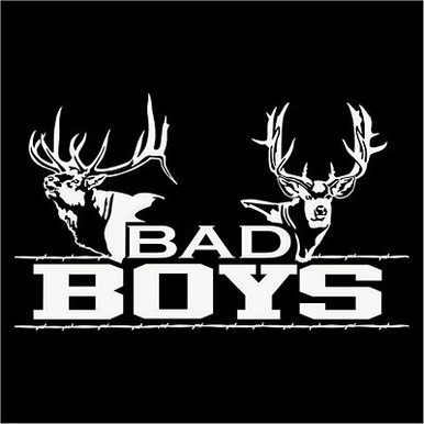 Bad Boys Hunting Sticker 1599