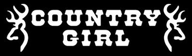 country girl vinyl decal