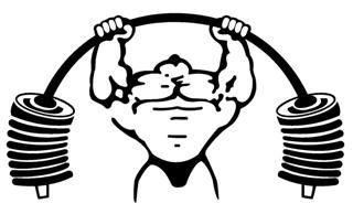 Weightlifter Vinyl Car Decal