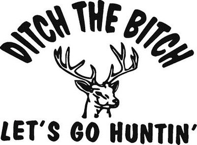 Lets Go Hunting Die Cut Decal 1627