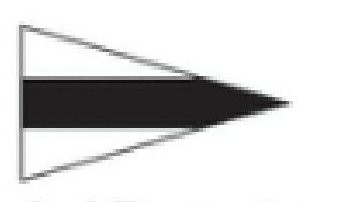 Nautical Flag 3nd Repeater Sticker