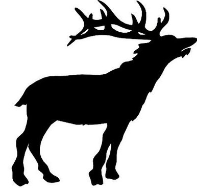 Stag Stickers 1636