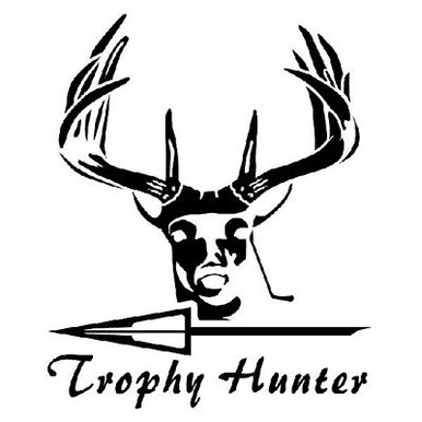 Trophy Hunter Vinyl Hunting Car Decal