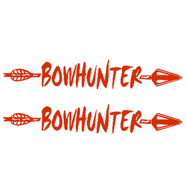 Bow hunter decals  PAIR 102