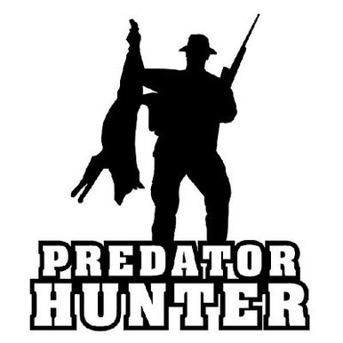 Predator Hunter Vinyl Hunting Car Decal
