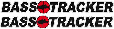 Bass Tracker Logo Stickers PAIR