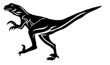 Deinonychus Vinyl Car Decal