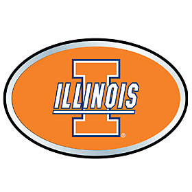 NCAA Illinois Illini Color Auto Emblem