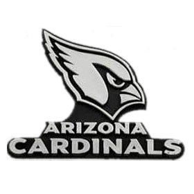 NFL Arizona Cardinals Silver Auto Emblem