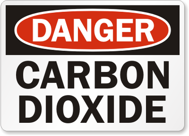 Carbon Dioxide Danger Sign