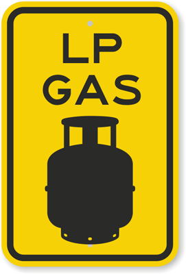 LP Gas Sign K 5305