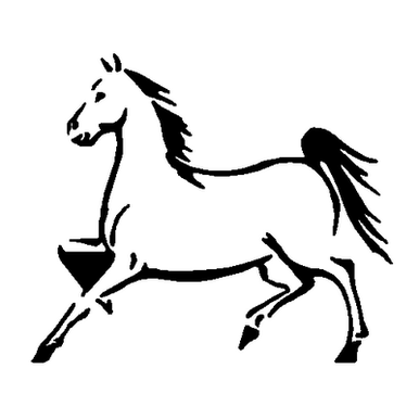 Horse decal 150