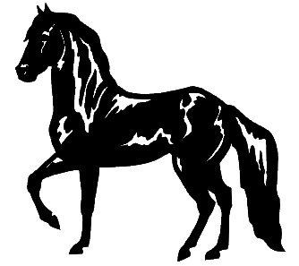 Vinyl Horse Stickers Wall Decals 01