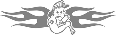 Bad Boy Firefighter Rear Window Decal