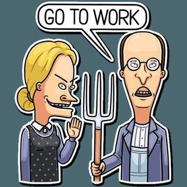 beavis and butthead mtv funny cartoon sticker 9