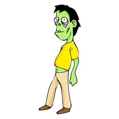 Walking Dead Zombie Sticker 40
