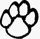 Paw print Animal Decals 15
