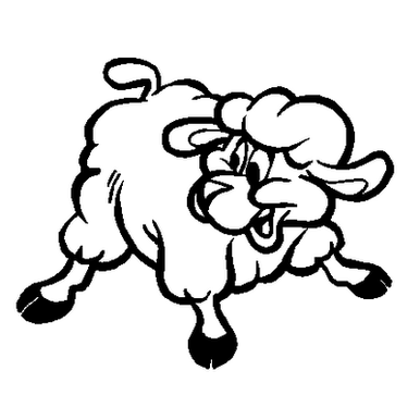 Sheep decal 82