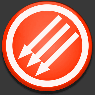 antifascist arrows sticker
