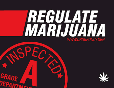 regulate marijuana sticker