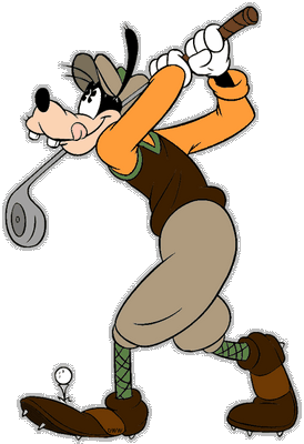 golf goofy sticker