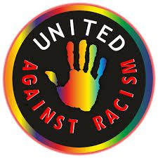 united against rasism sticker
