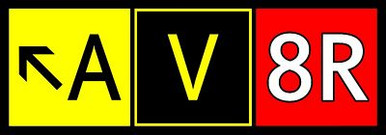 1 AV8R Sign Aviator Sticker