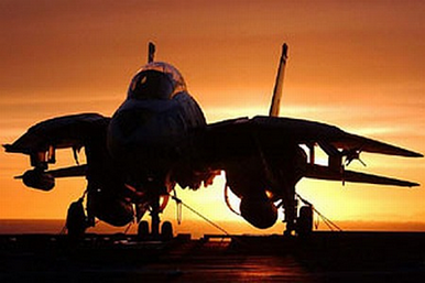 top gun Fighter jet sticker