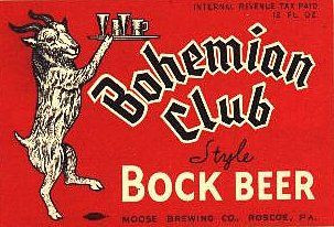Bohemian Club Bock Beer