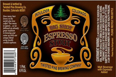 Espresso Stout Lable Sticker