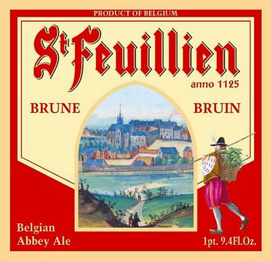 St Reuillien Brune Label Sticker