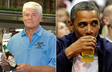 Obama Yuengling President Obama with Owner